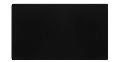 1 GANG BLANK PLATE - MATT BLACK COVER PLATE