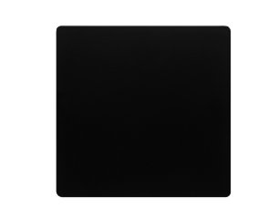 2 GANG BLANK PLATE - MATT BLACK COVER